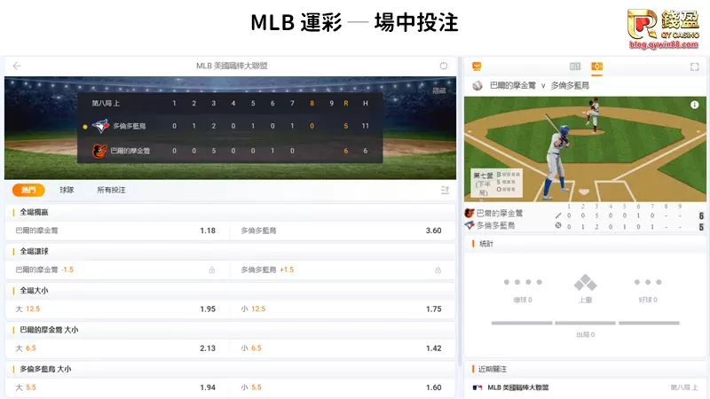 運彩高手都愛的MLB運彩場中盤